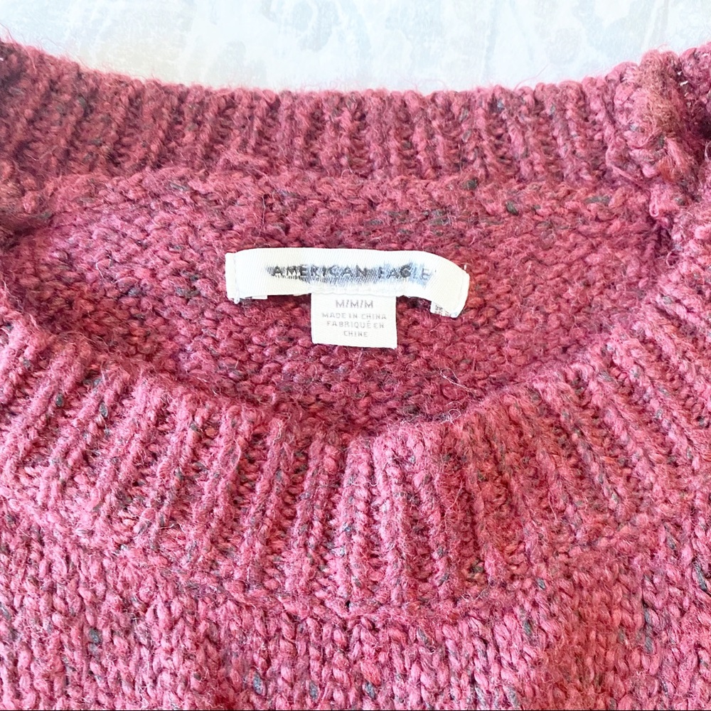 AMERICAN EAGLE Cable Knit Sweater Dress Medium NEW NWOT - Picture 4 of 8